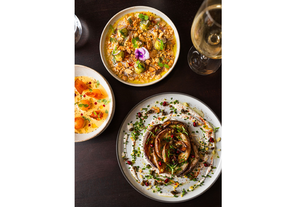 ヤニック・ブルジェとのコラボレーション、フェンネルにグランマルニエを効かせた一皿