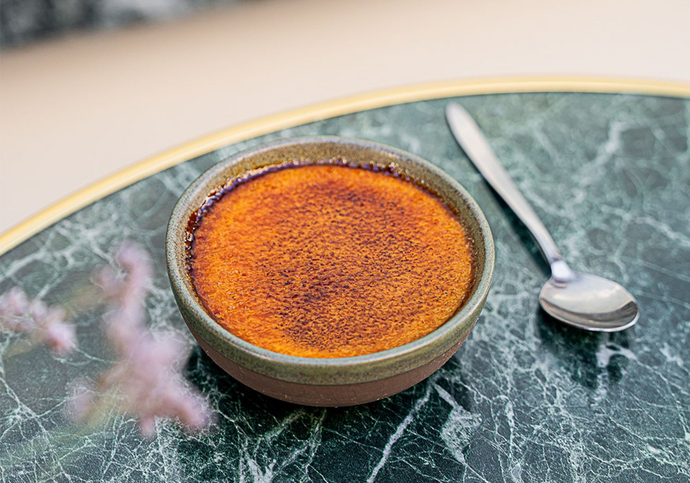 ラプサンスーチョンの香るクレームブリュレ