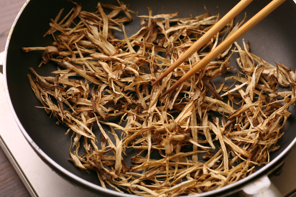 フライパンで煎る