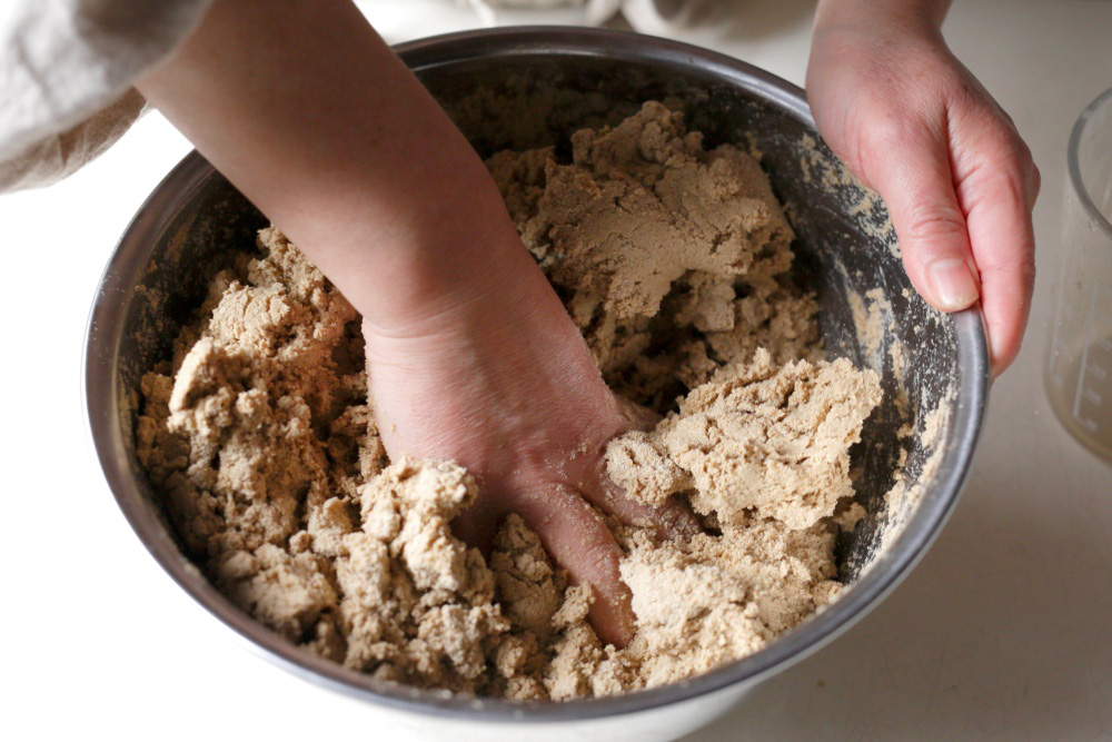 しっかりかき混ぜる