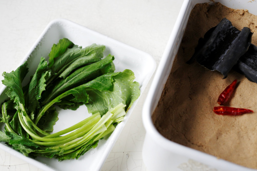 捨て漬けをする