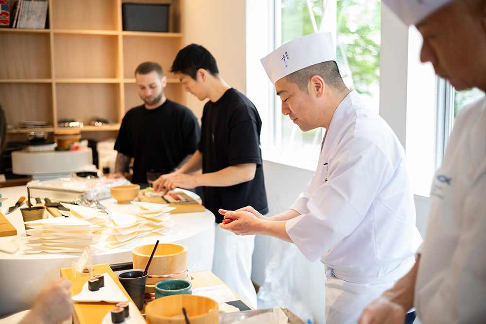 ショーケースの様子