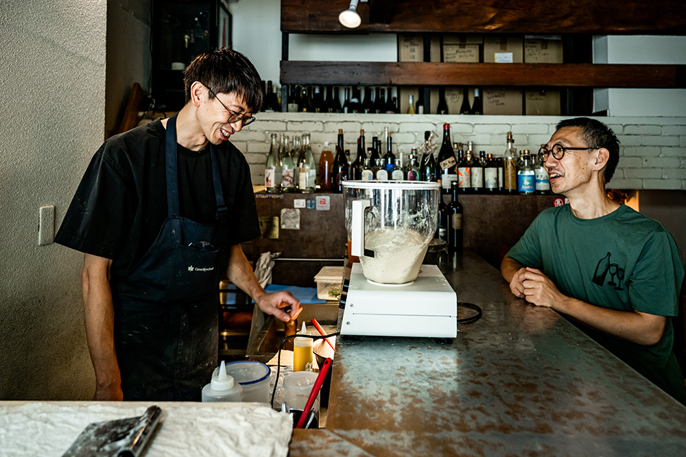 宮武シェフと片根シェフ