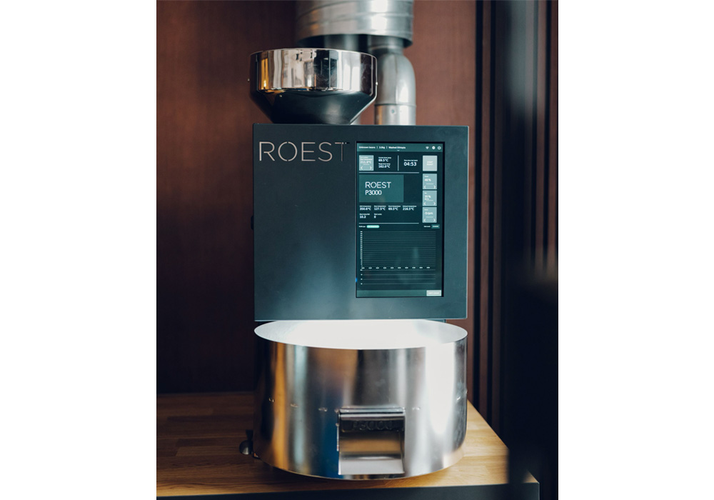 AIが搭載されているROEST社の焙煎機
