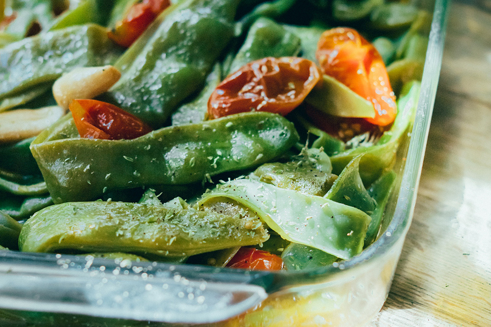 過ぎゆく夏を惜しむ一品「インゲンとドライトマトの煮もの」