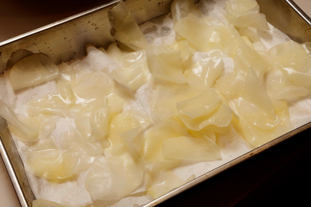 ［５］水気を切る