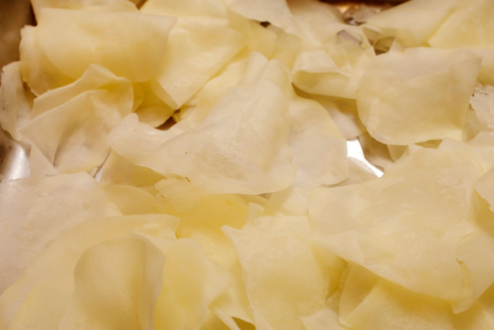 ［６］水気が切れた状態