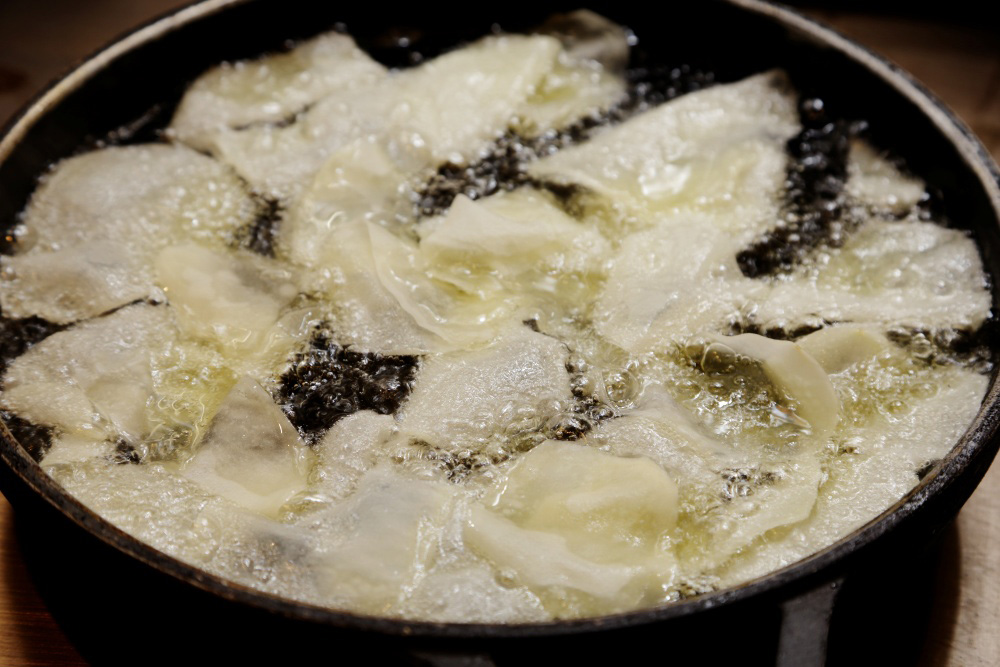 ［７］最初は白い状態が少し続く