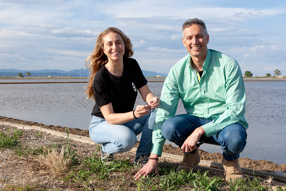 ウンベルト（右）とメリチェル（左）夫妻