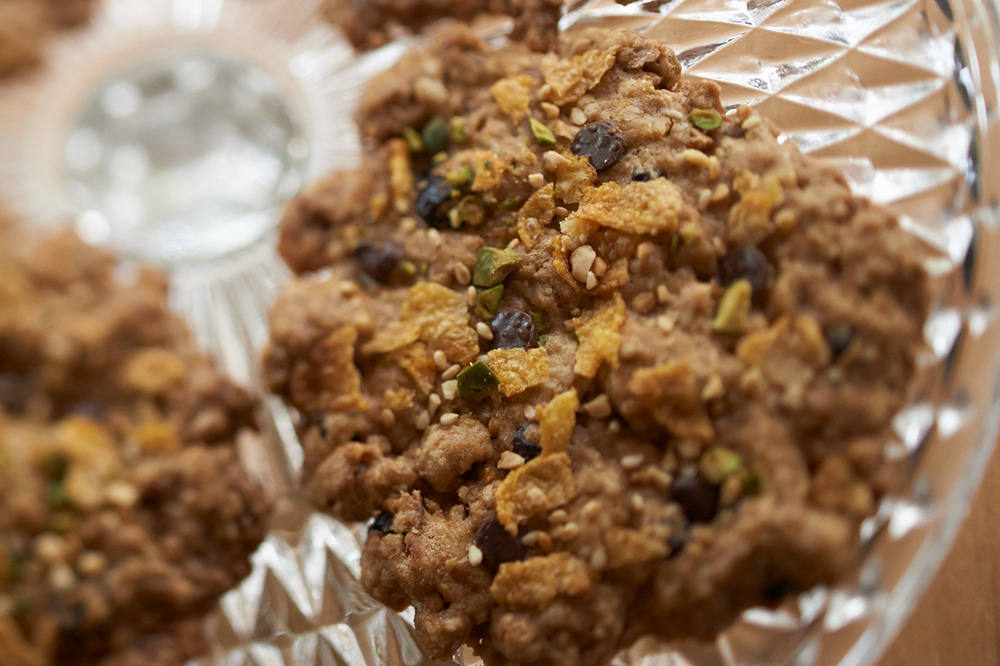 軽い食感が後を引く「オーツクッキー」