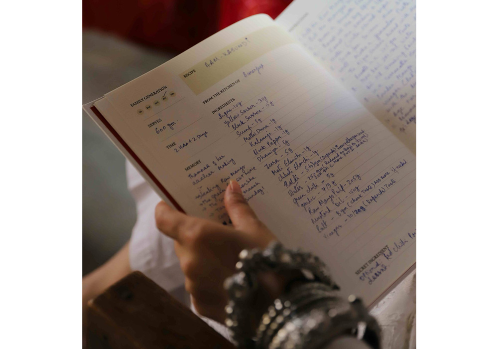 ニヴァーラのレシピジャーナル