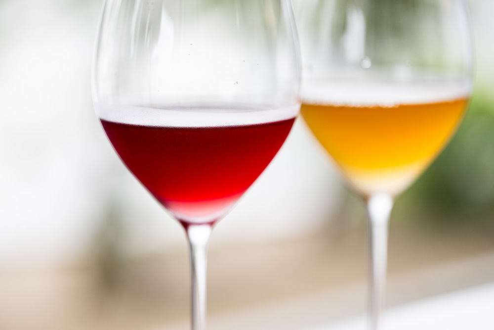 地元の果物を使ったノンアルコールカクテル