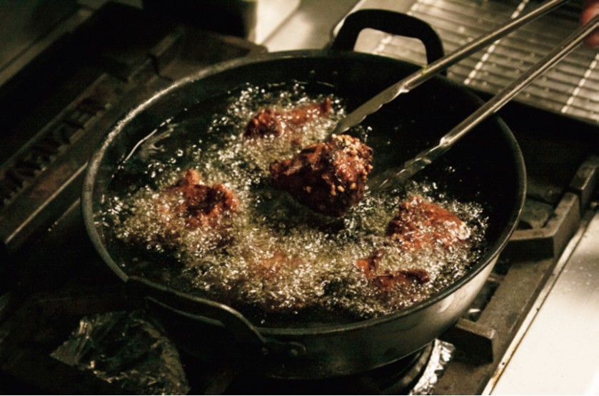 ［５］２度揚げする