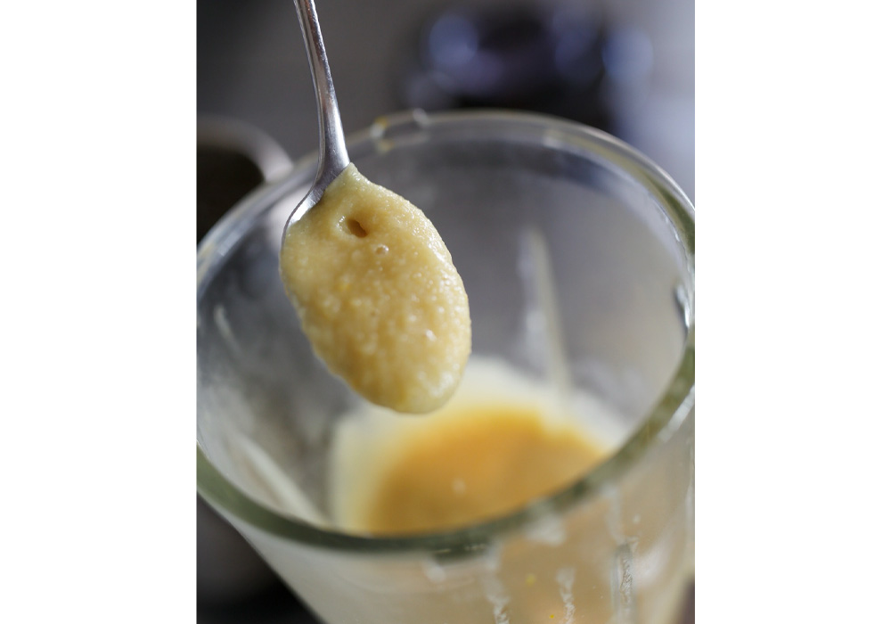 ［４］ペースト状にする