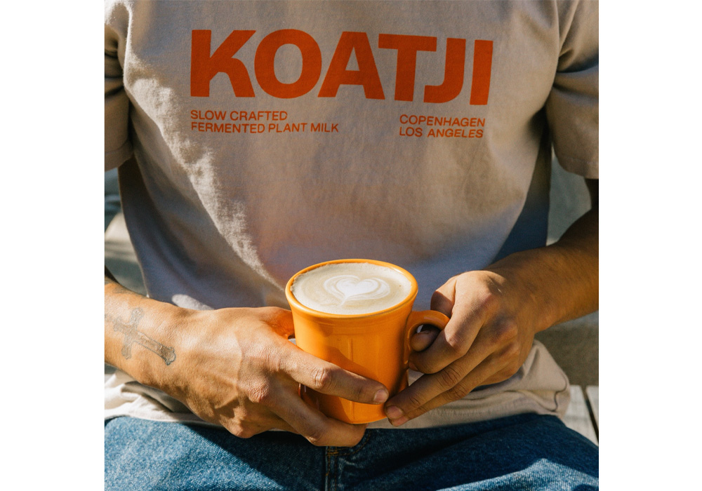 フォームミルクを使ったラテの写真