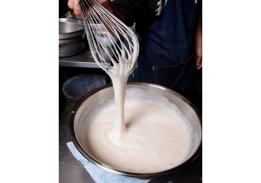 ［３］粘り具合を調整