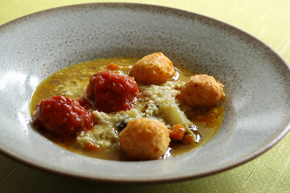 野菜たっぷりのミネストローネをアレンジ