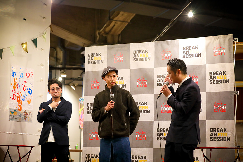 北新地「Bar Augusta Lux」の中川耀一朗氏（左）、「Bar, K」の山田幸輔氏（中）、堂島浜「Zentis Osaka UPSTAIRZ」の古瀬則彦氏（右）