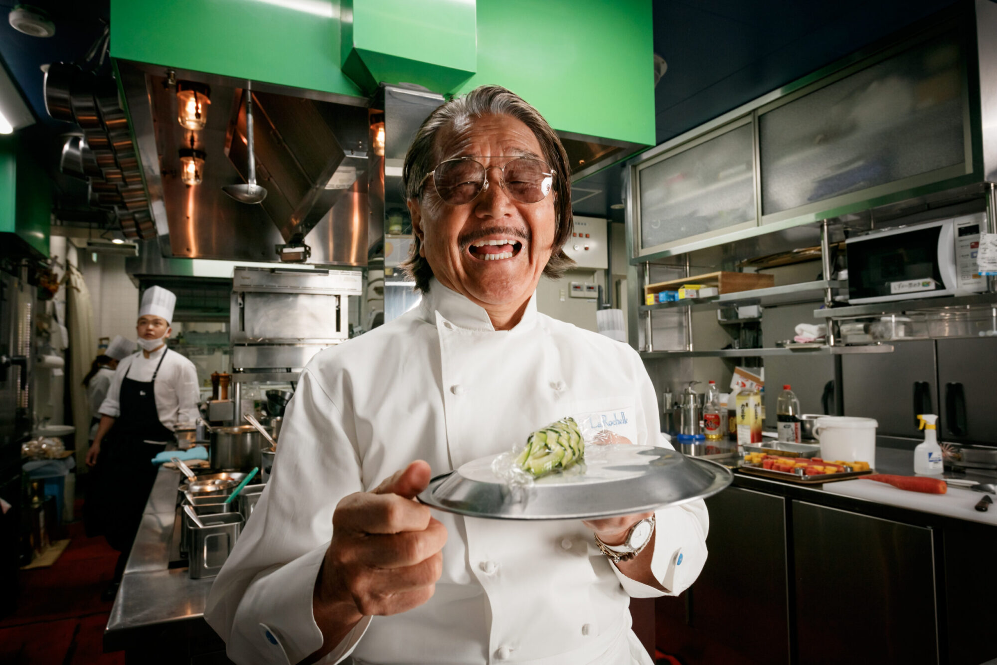 あと５年で「ラ・ロシェル」は50周年。いま、83歳ですけど、ちょうど米寿の年になります。といっても、年齢は単なる数字だから、年のことを考えたことはないですね。 50周年には､和太鼓を披露する予定。まだまだ元気に働きますよ。