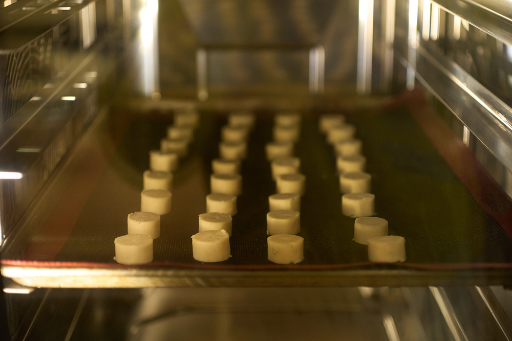 160℃で14～15分焼成