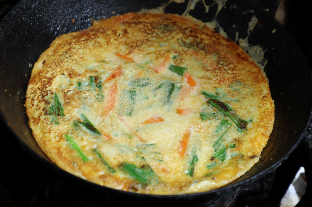 ［６］もう片面も強火焼く