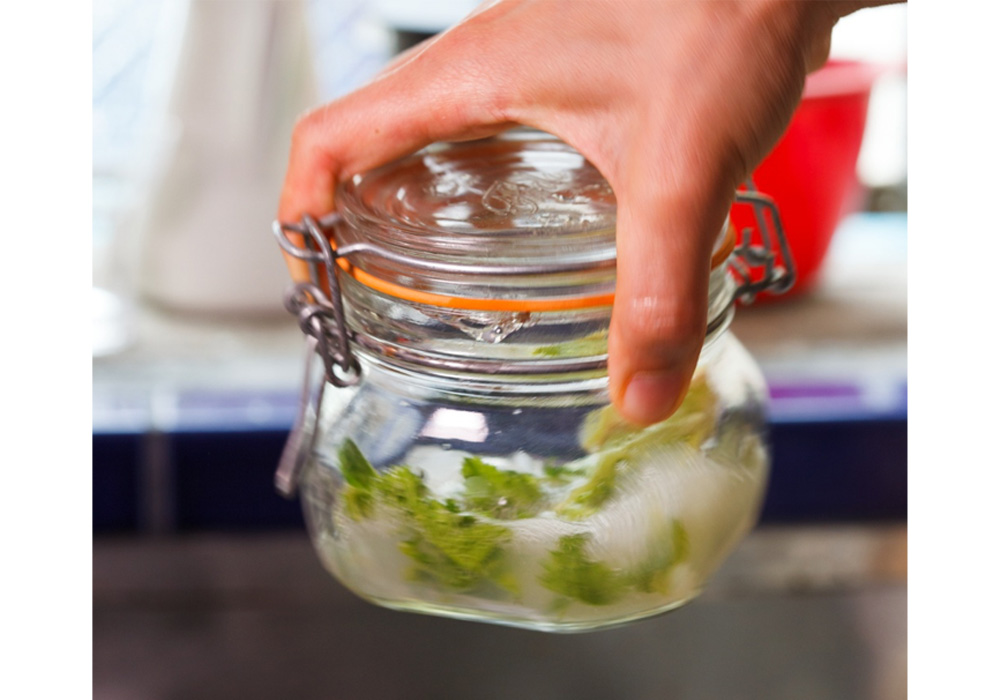 ［４］常温で発酵（25℃で３～４日）