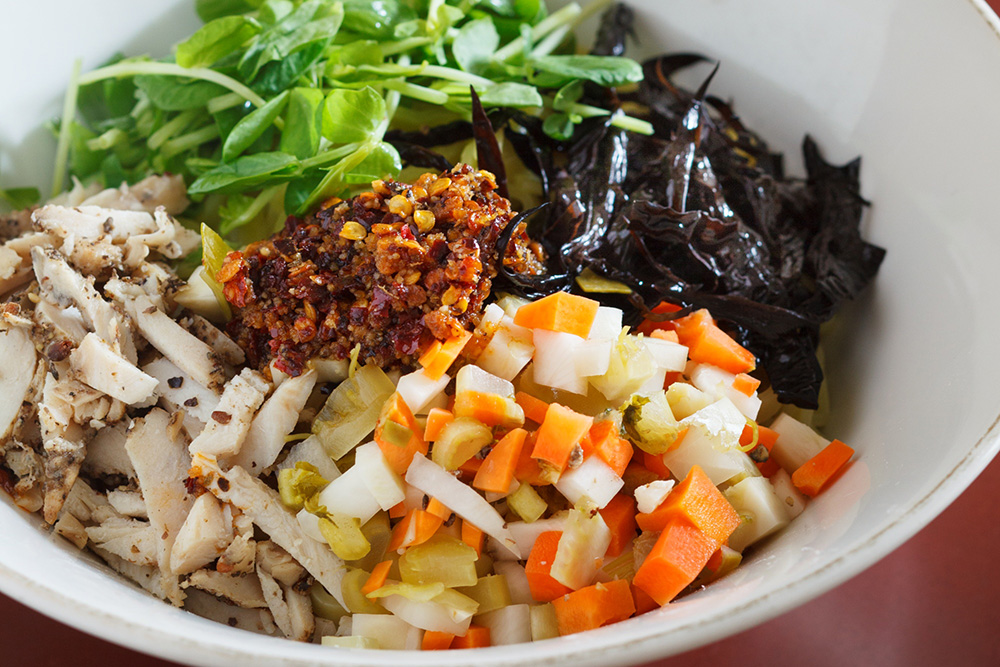 泡菜乾麺（パオツァイガンミェン）